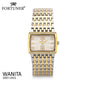 Fortuner Jam Tangan Analog Wanita Gold Water Resist Beatrice