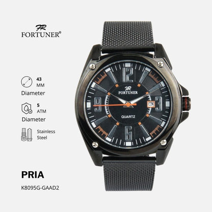 Fortuner Jam Tangan Pria Analog Water Resistant Milanese Bogdan