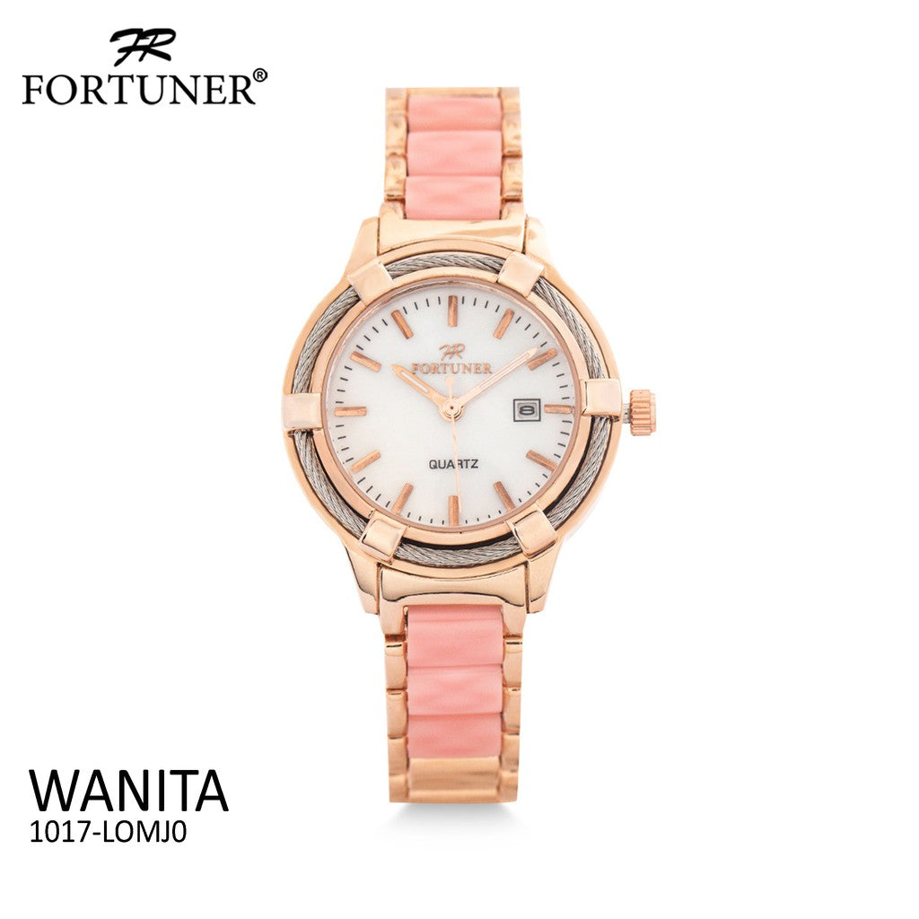 Fortuner Watch Jam Tangan Wanita Rosegold Water Resistant Aura