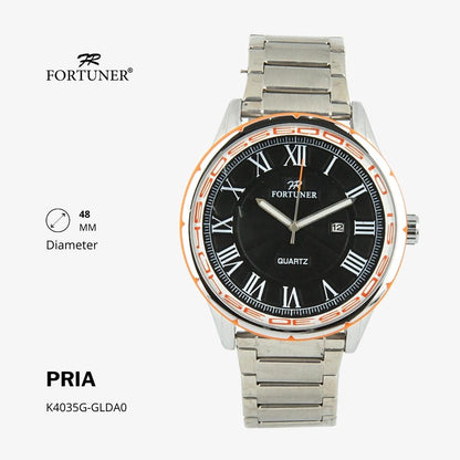 Fortuner Jam Tangan Analog Pria Water Resistant Hutchinson