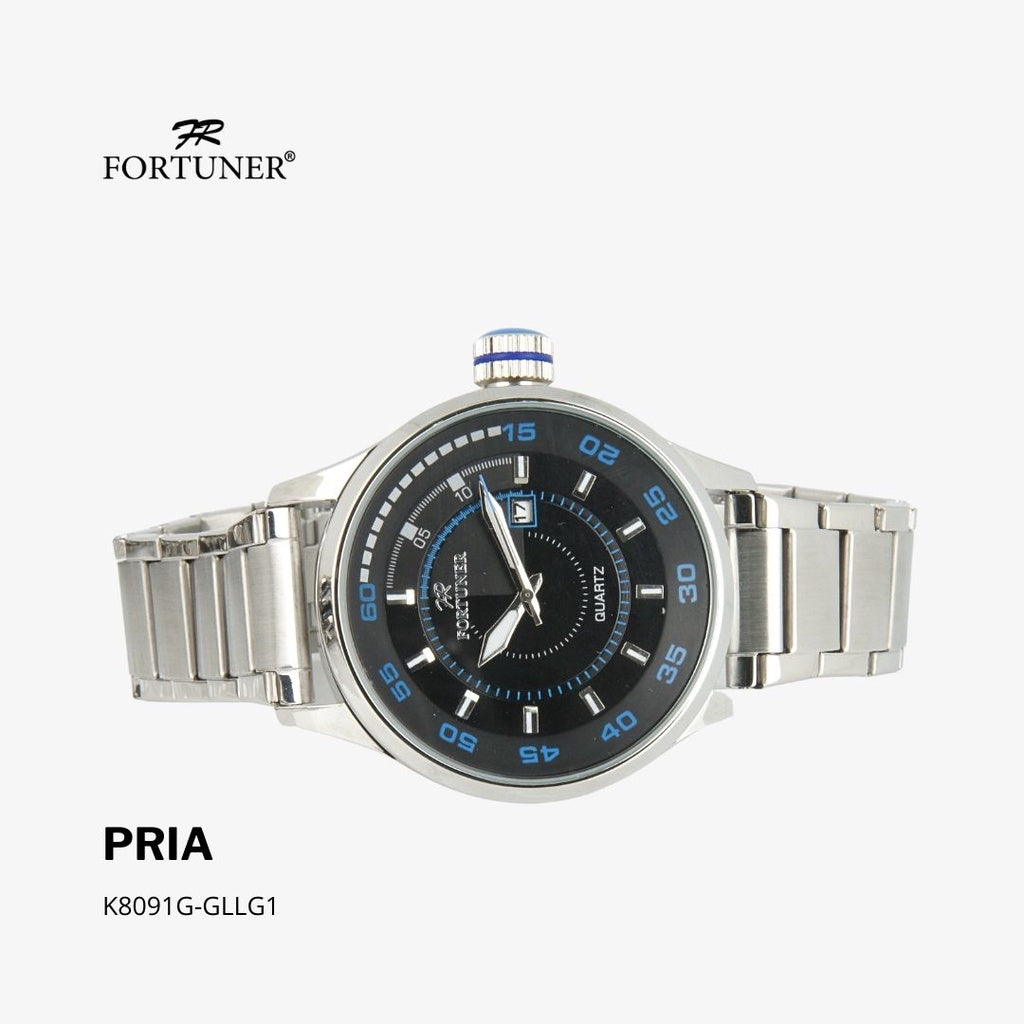 Fortuner Jam Tangan Analog Pria Water Resistant Rantai Wynndham