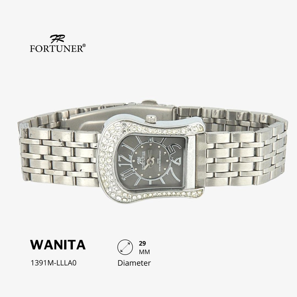 Fortuner Jam Tangan Fashion Classic Analog Wanita Water Resistant Rantai Yettie