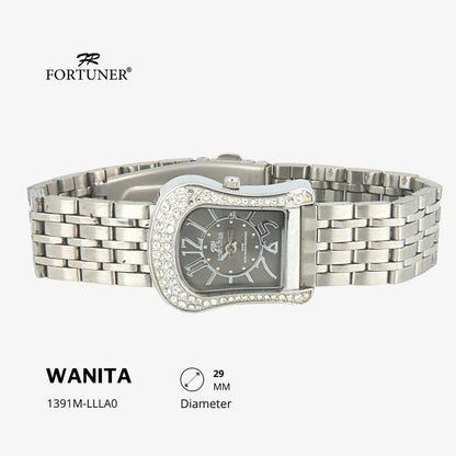 Fortuner Jam Tangan Fashion Classic Analog Wanita Water Resistant Rantai Yettie