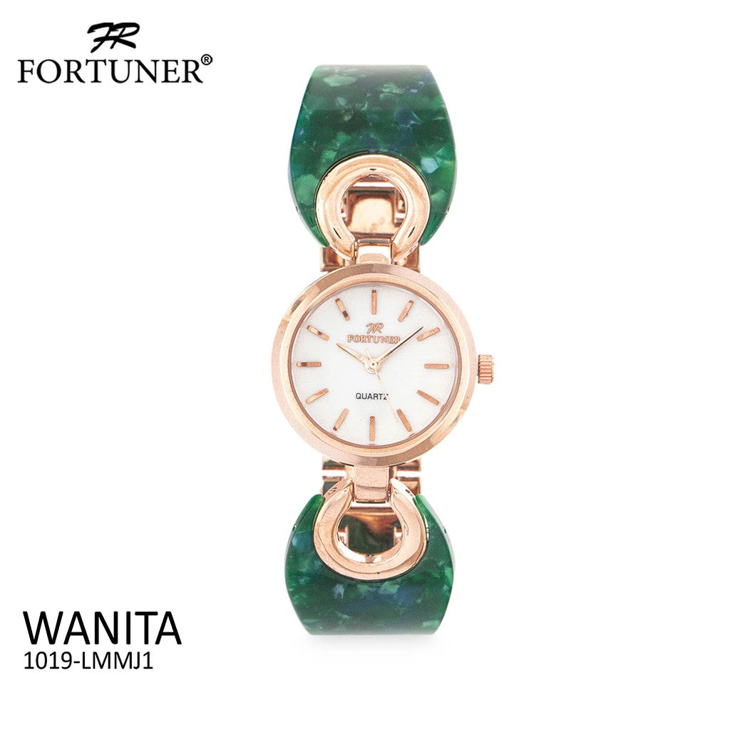 Fortuner Jam Tangan Analog Wanita Rosegold Water Resist Bee