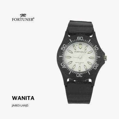 Fortuner Jam Tangan Sports Analog Wanita Water Resistant Rubber Zellda