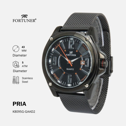 Fortuner Jam Tangan Pria Analog Water Resistant Milanese Bogdan