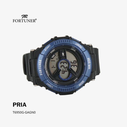 Fortuner Jam Tangan Pria Digital Water Resist Rubber Osbert