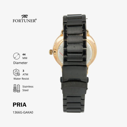 Fortuner Jam Tangan Analog Pria Water Resistant Rantai Hovan