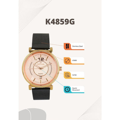 Fortuner Jam Tangan Pria Analog Fashion Water Resistant Milanese Bevvin