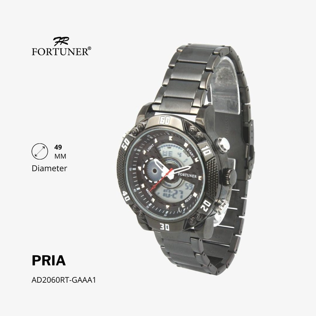 Fortuner Jam Tangan Analog Pria Water Resistant Halsey