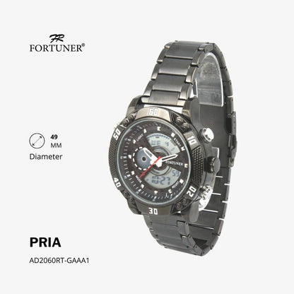 Fortuner Jam Tangan Analog Pria Water Resistant Halsey