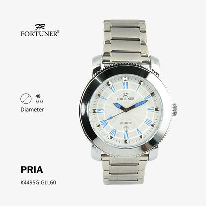 Fortuner Jam Tangan Analog Pria Water Resistant Rantai Haakon