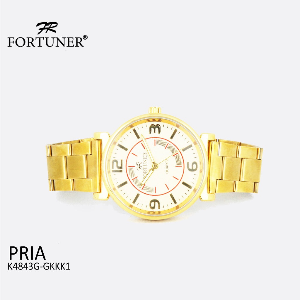 Fortuner Jam Tangan Analog Pria Water Resistant Deerborn