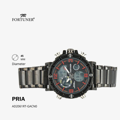 Fortuner Jam Tangan Sport Analog Pria Water Resistant Halley