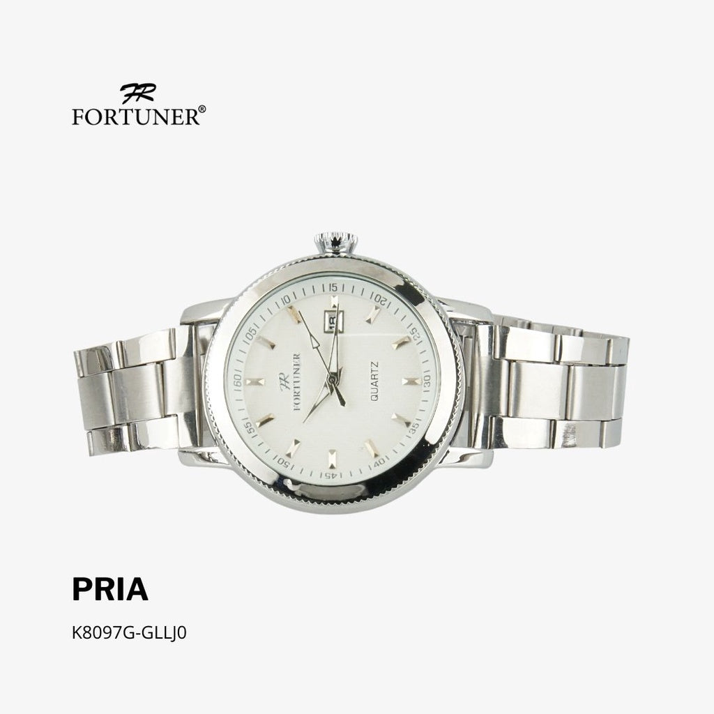 Fortuner Jam Tangan Analog Pria Water Resistant Rantai Kinsley