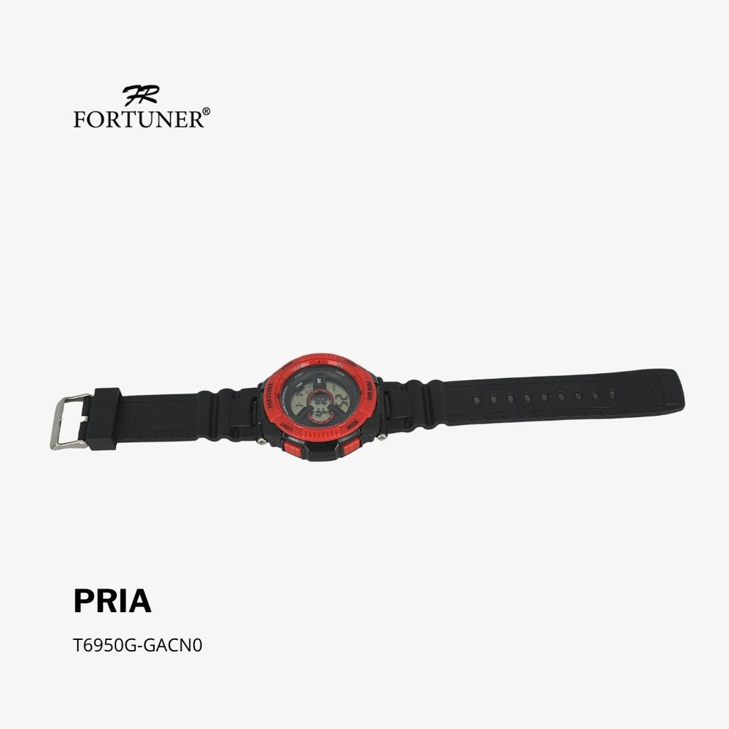 Fortuner Jam Tangan Pria Digital Water Resist Rubber Osbert