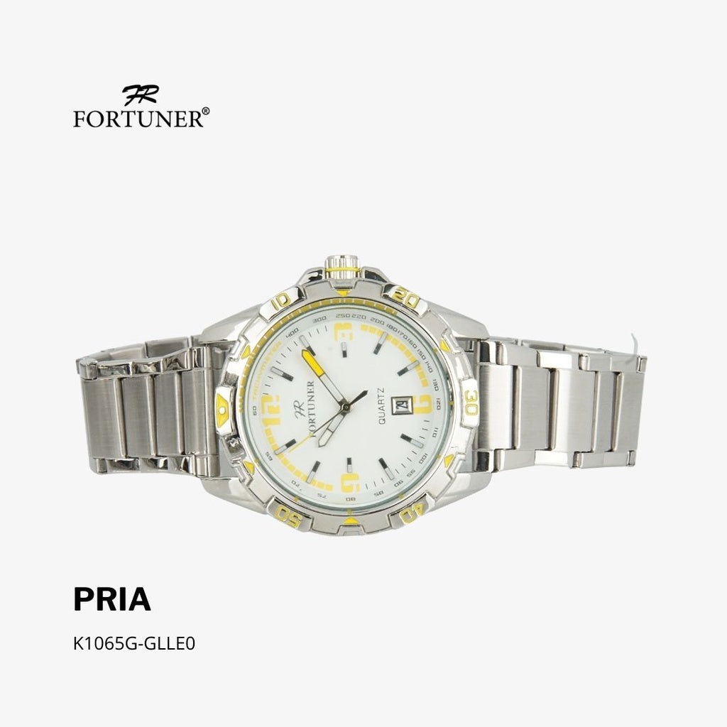 Fortuner Jam Tangan Analog Pria Water Resistant Rantai William