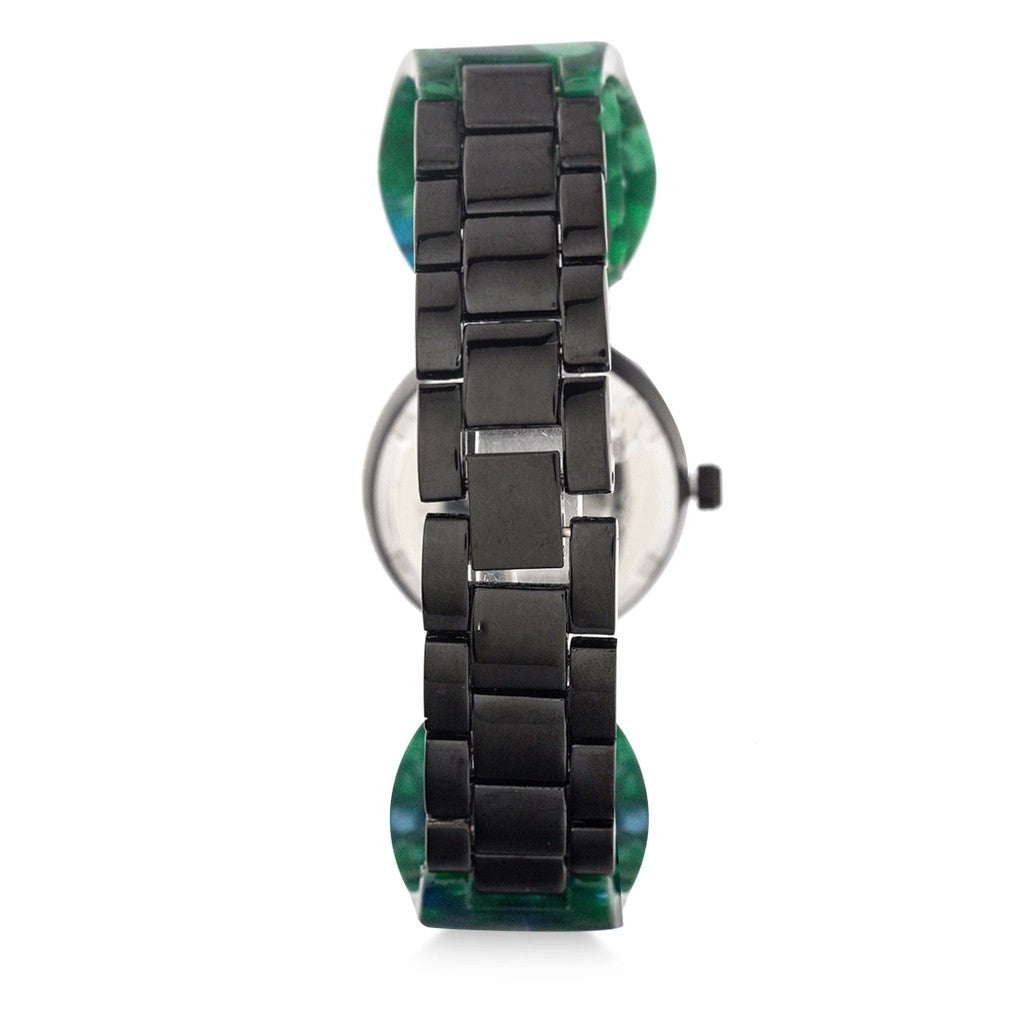 Fortuner Jam Tangan Analog Wanita Black Water Resist Briona