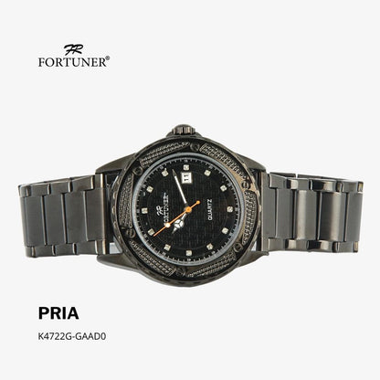 Fortuner Jam Tangan Analog Pria Water Resistant Rantai Husayn