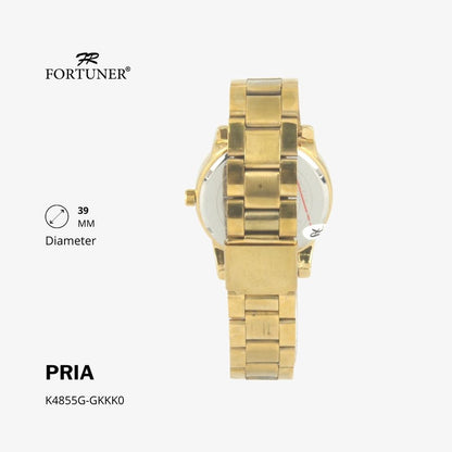 Fortuner Jam Tangan Analog Pria Water Resistant Rantai Halvard