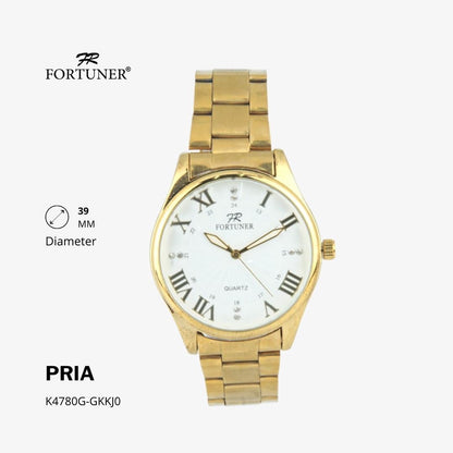 Fortuner Jam Tangan Analog Pria Water Resistant Halsted