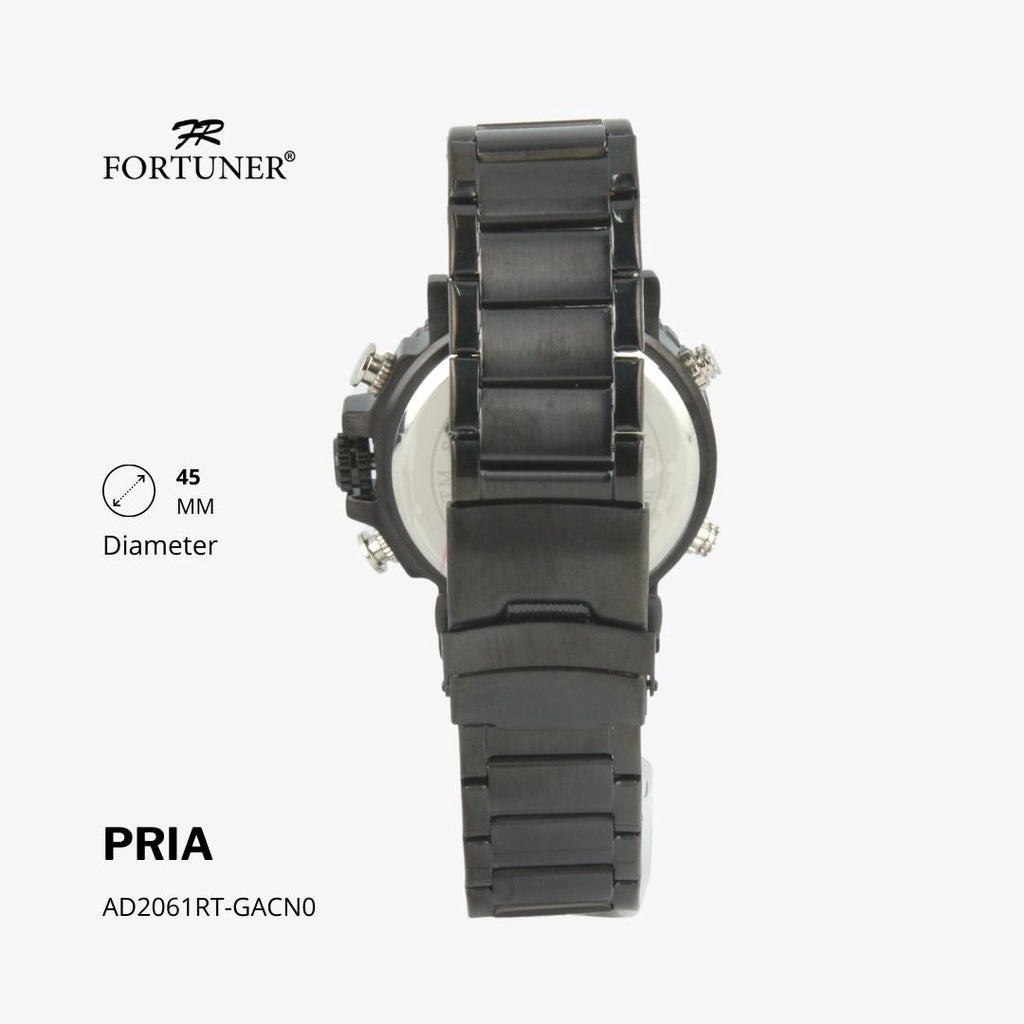 Fortuner Jam Tangan Sport Analog Pria Water Resistant Halley