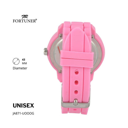 Fortuner Jam Tangan Fashion Analog Pria Wanita Unisex Rubber Original Cassady