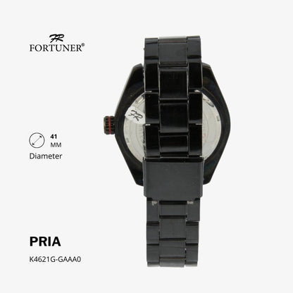 Fortuner Jam Tangan Analog Pria Classic Water Resistant Rantai Hilarion