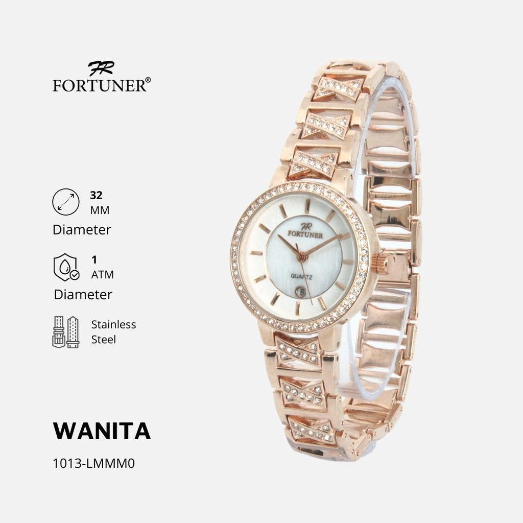 Fortuner Jam Tangan Analog Wanita Water Resistant Jane