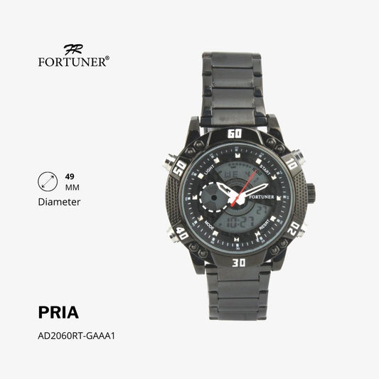 Fortuner Jam Tangan Analog Pria Water Resistant Halsey