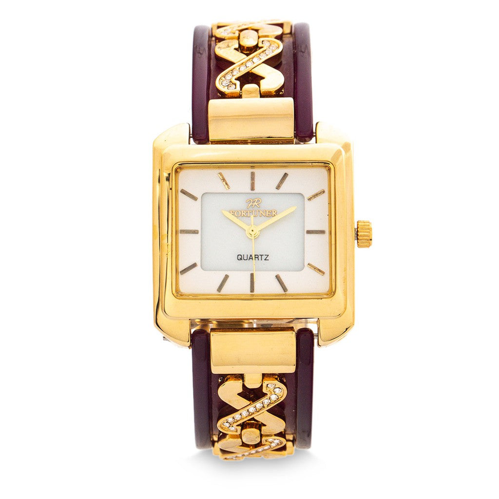 Fortuner Jam Tangan Analog Wanita Gold Water Resist Beatrix