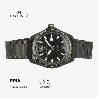 Fortuner Jam Tangan Analog Pria Water Resistant Rantai Hurley