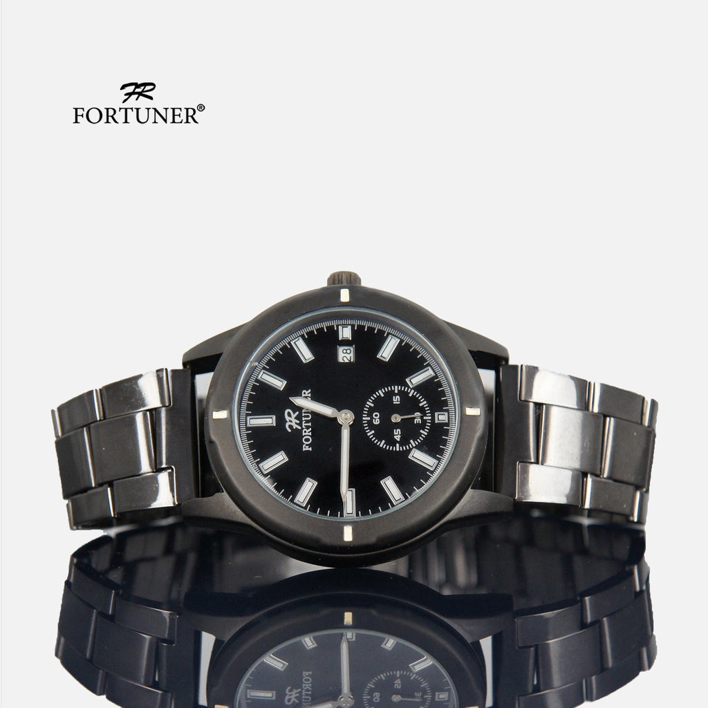 Fortuner Jam Tangan Analog Pria Water Resistant Kanvas Harlyn