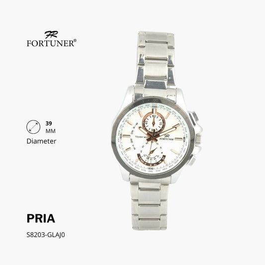 Fortuner Jam Tangan Analog Pria Chrono Water Resistant Ainsworth