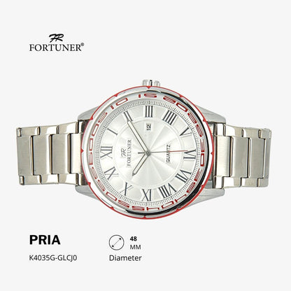 Fortuner Jam Tangan Analog Pria Water Resistant Hutchinson