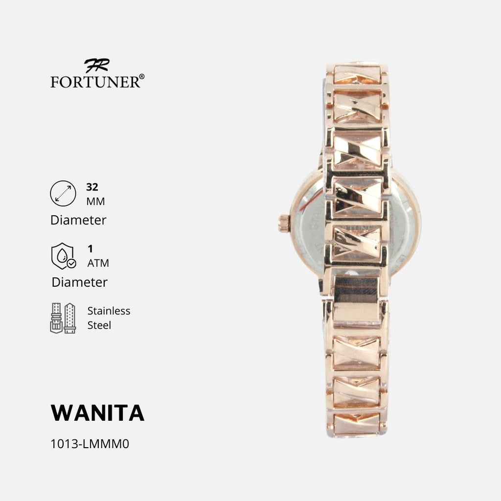 Fortuner Jam Tangan Analog Wanita Water Resistant Jane