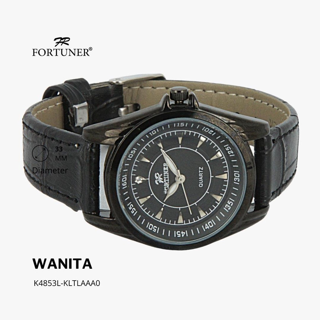 Fortuner Jam Tangan Wanita Analog Water Resist Kulit Yokheved