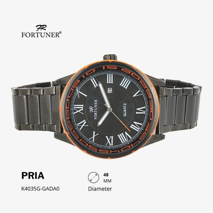 Fortuner Jam Tangan Analog Pria Water Resistant Hutchinson