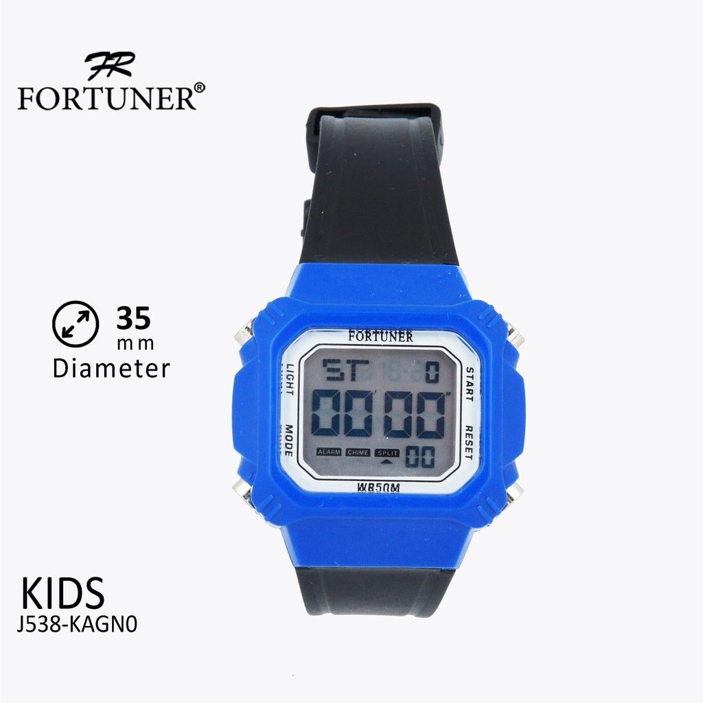 Fortuner Jam Tangan Anak Digital Water Resist Rubber Aloha