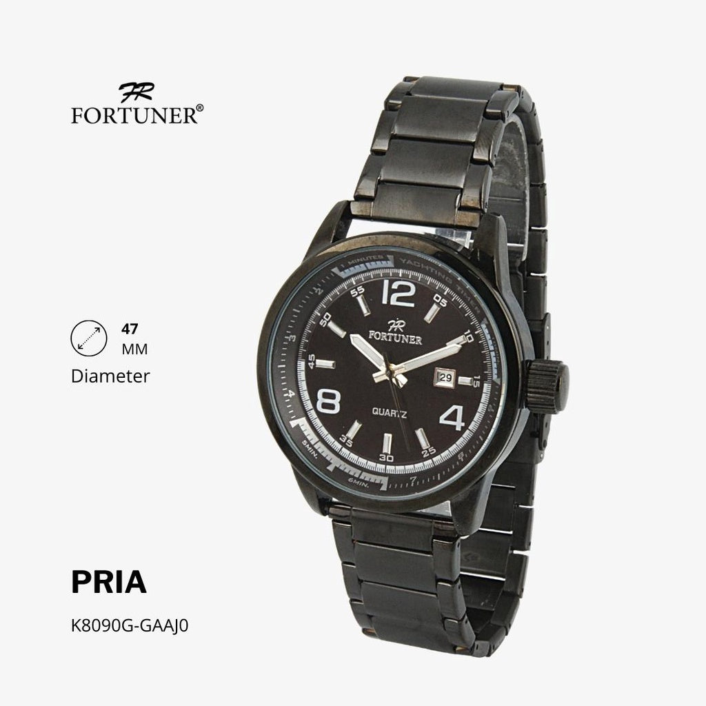 Fortuner Jam Tangan Analog Pria Water Resistant Rantai Hale