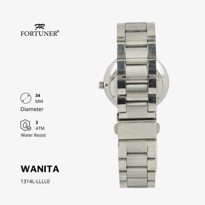 Fortuner Jam Tangan Analog Wanita Water Resistant Rantai Yolantha