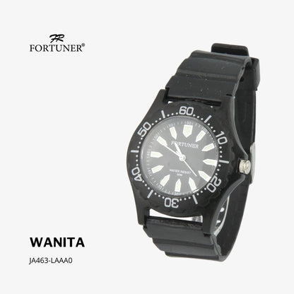 Fortuner Jam Tangan Sports Analog Wanita Water Resistant Rubber Zellda