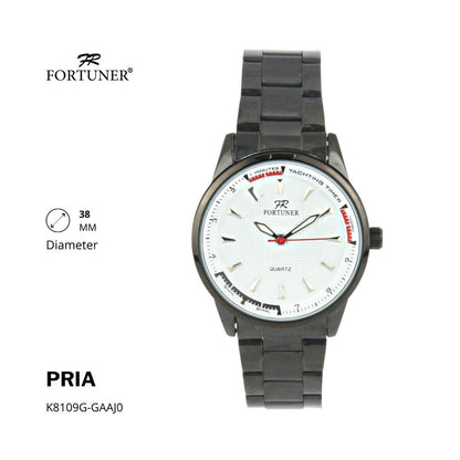 Fortuner Jam Tangan Analog Pria Water Resistant Rantai Halsy