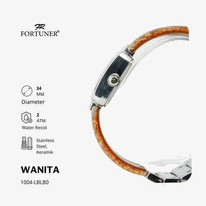 Fortuner Jam Tangan Wanita Analog Water Resist Rantai Hortinzia