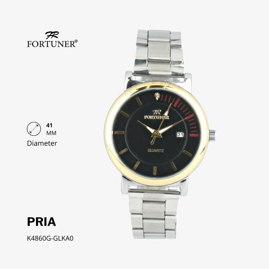 Fortuner Jam Tangan Analog Pria Water Resistant Haleigh