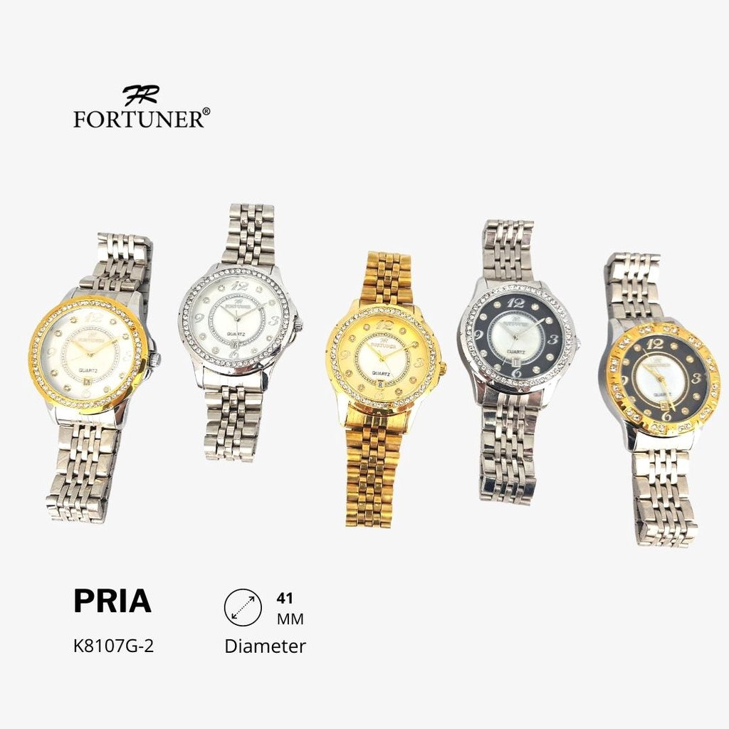 Fortuner Jam Tangan Analog Pria Water Resistant Harford