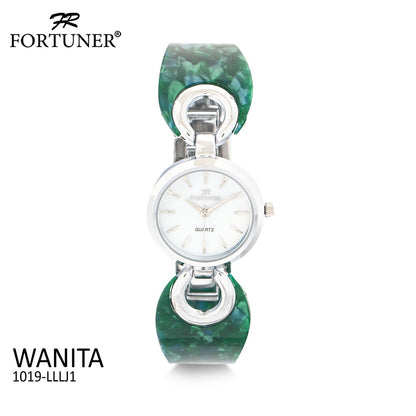 Fortuner Jam Tangan Analog Wanita Silver Water Resist Brinn