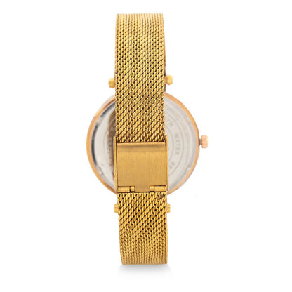 Fortuner Jam Tangan Wanita Analog Water Resistant Gold Aliki