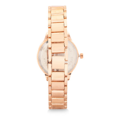 Fortuner Jam Tangan Wanita Analog Water Resistant Rosegold Alcee