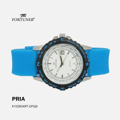 Fortuner Jam Tangan Analog Pria Water Resistant Rubber Tamerlane